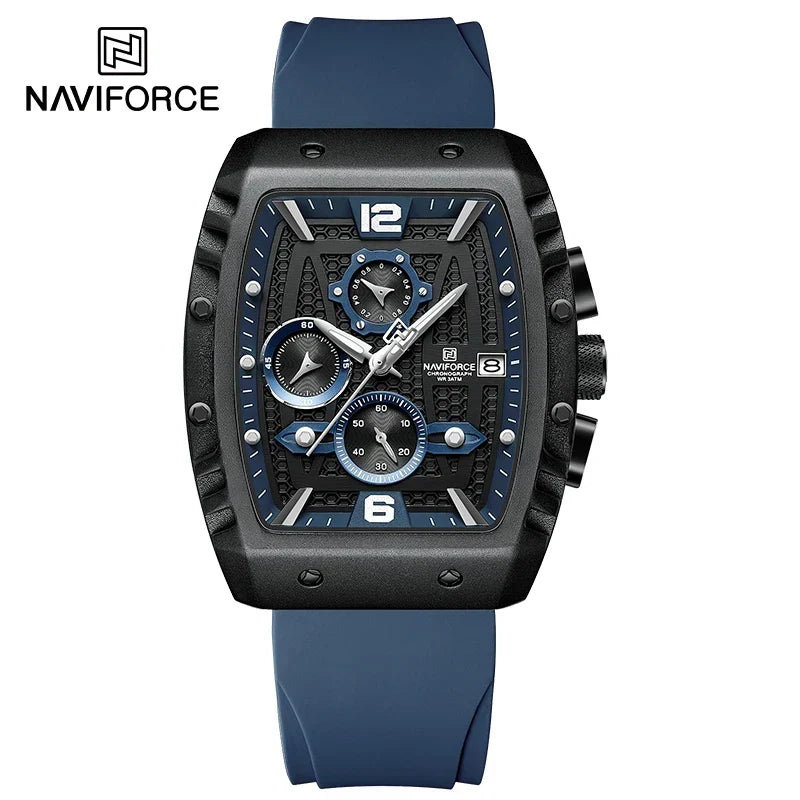 NAVIFORCE® Creative Barrel-Shaped Dial Men Watches