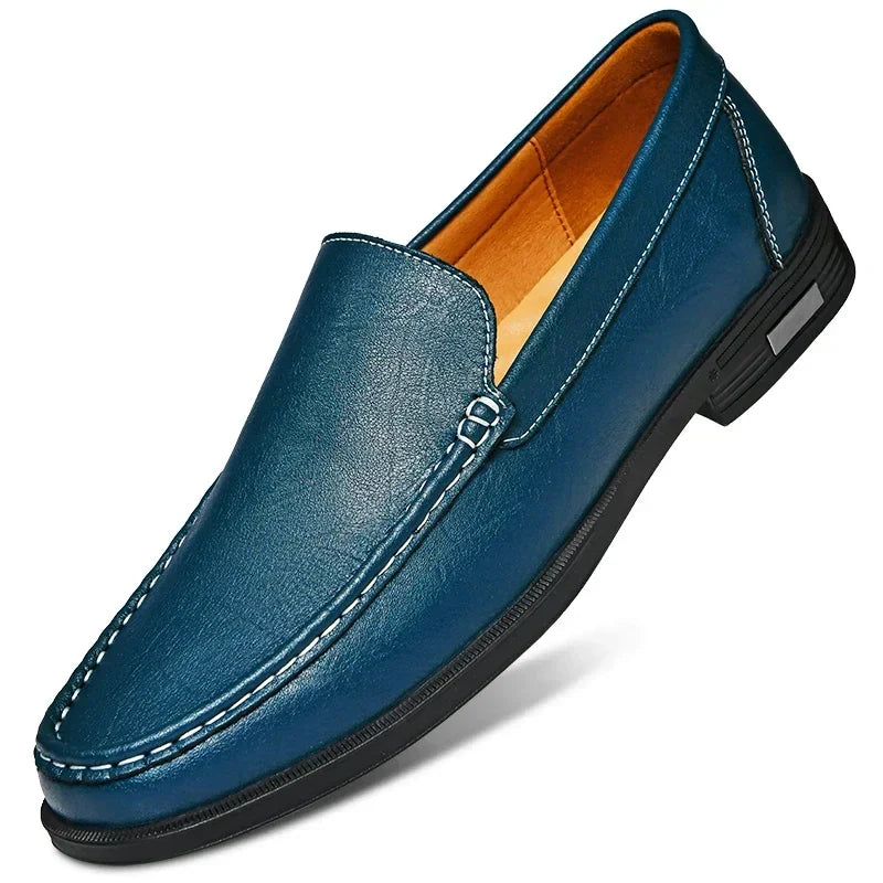 Men's Soft Split Leather Moccasins