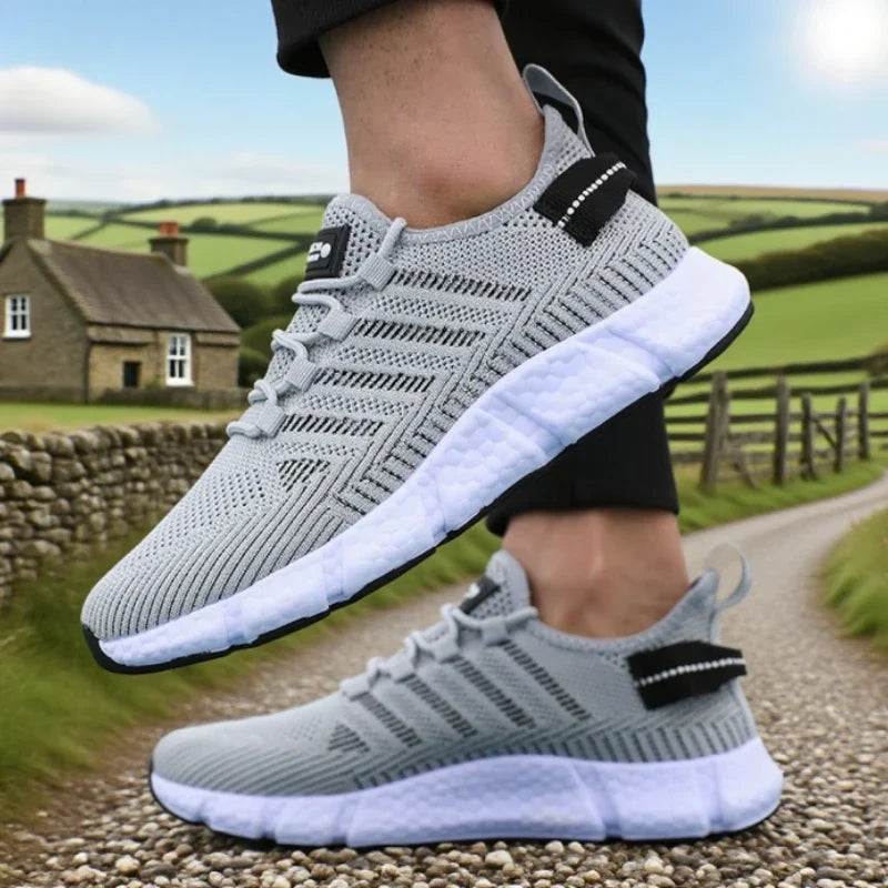 Men's Breathable Mesh Tennis Trainers