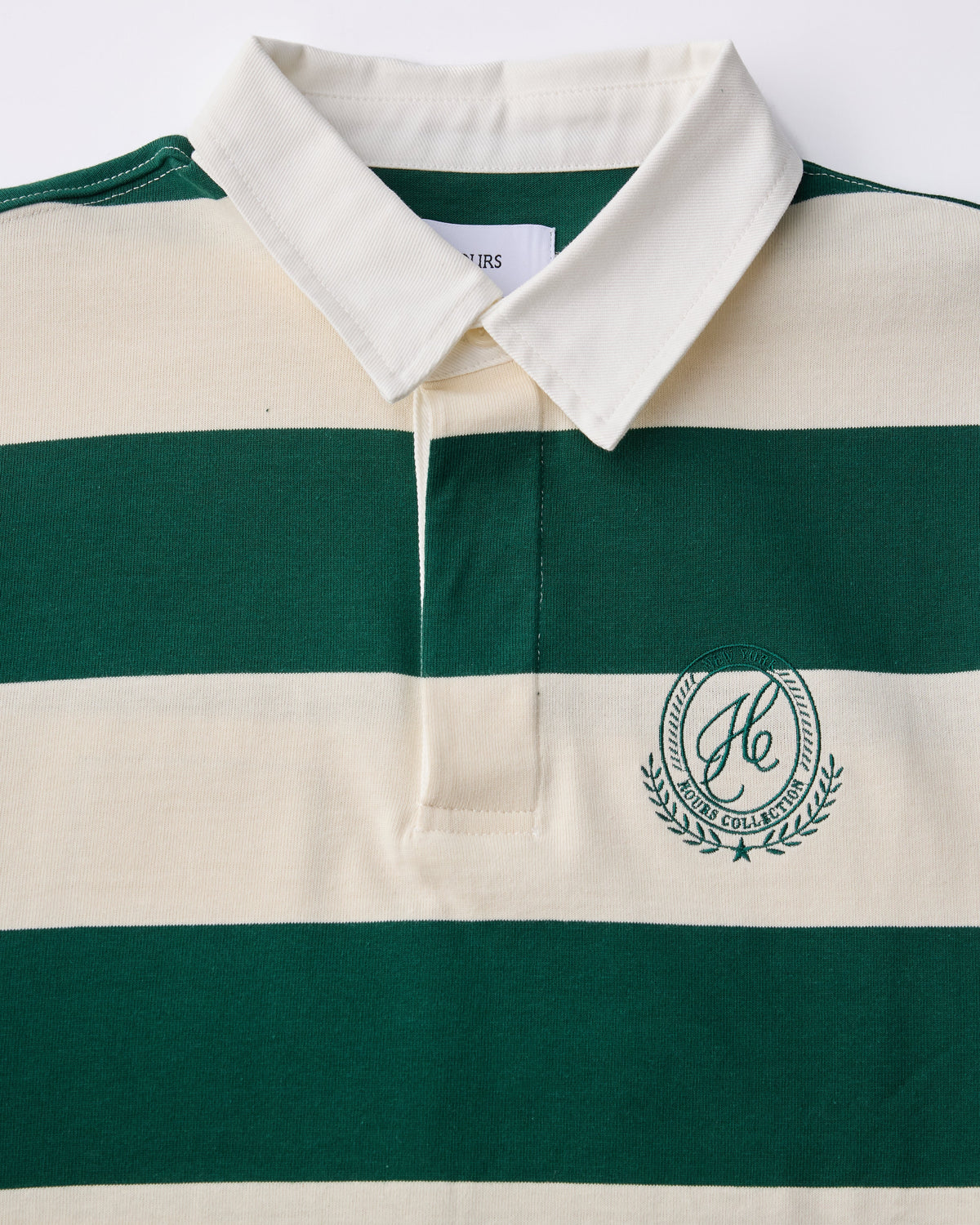 Cropped Rugby Shirt - Cream