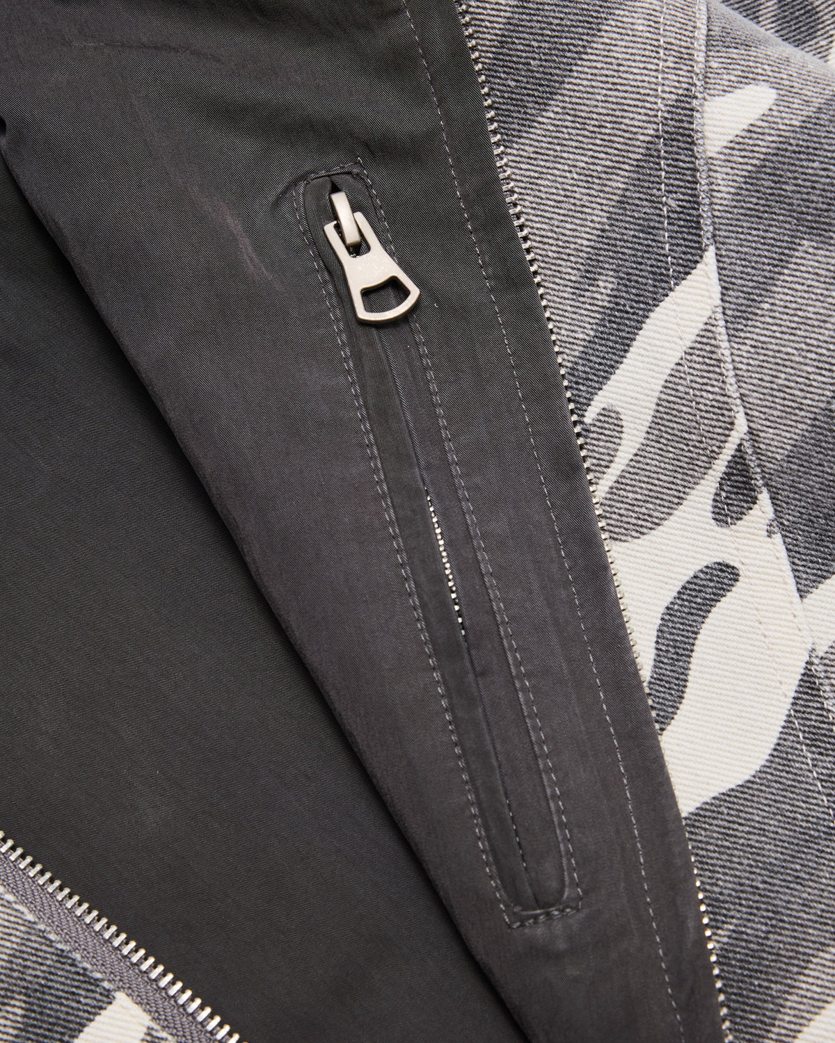 Reversible Hooded Jacket - White Camo