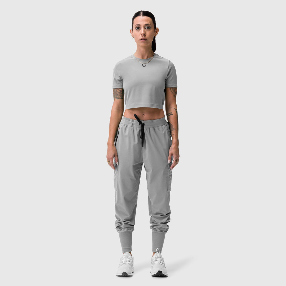 W032. Tetra-Lite® Cargo High Rib Jogger - Slate Grey