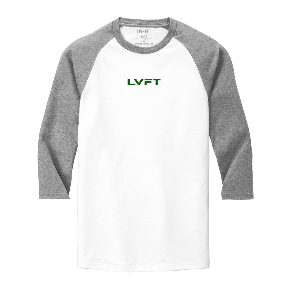 Slate Raglan Tee - Heather Grey