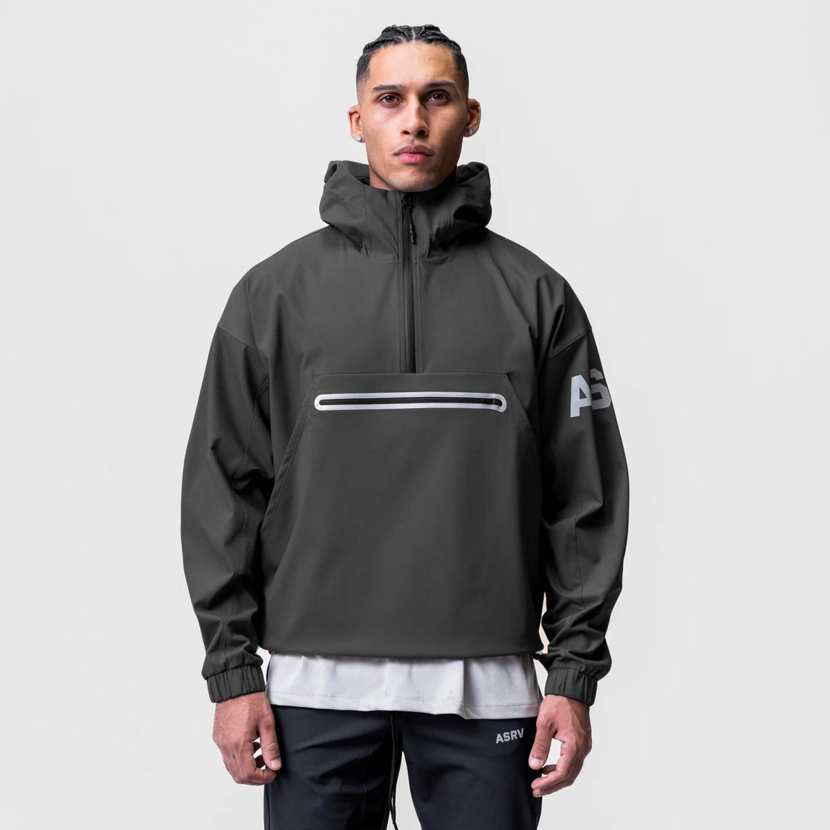 0717. Weather-Ready Anorak Jacket - Space Grey