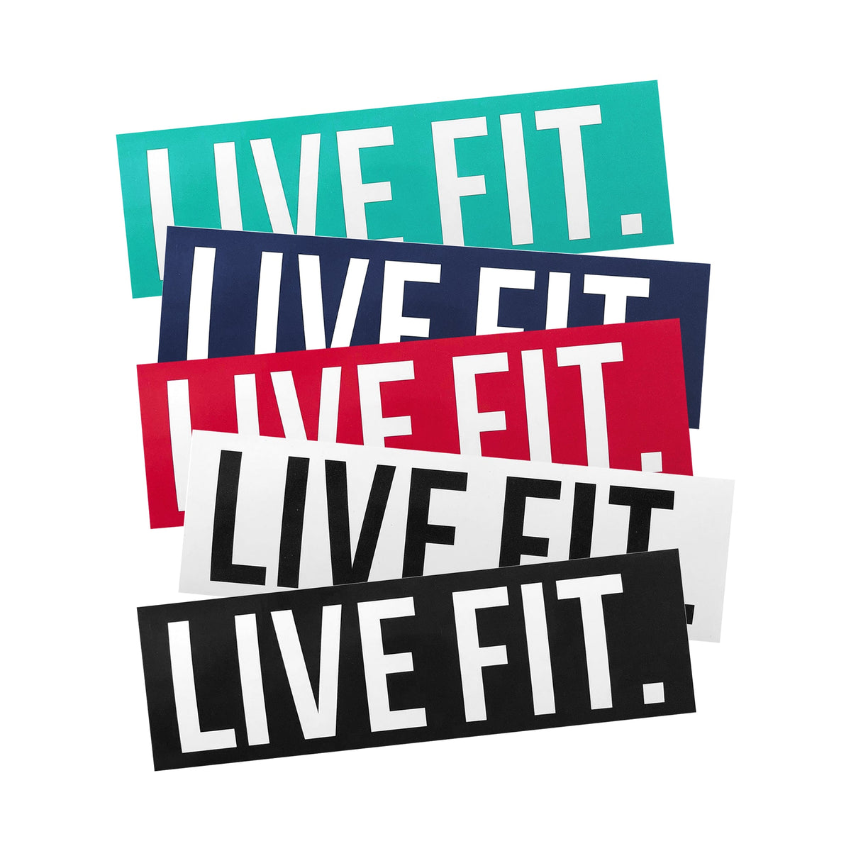 Live Fit. 8"  Sticker Pack