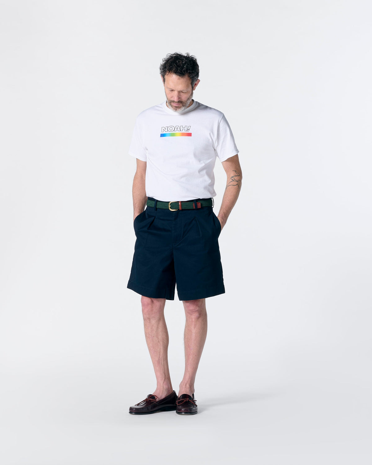 Single-Pleat Baggy Short