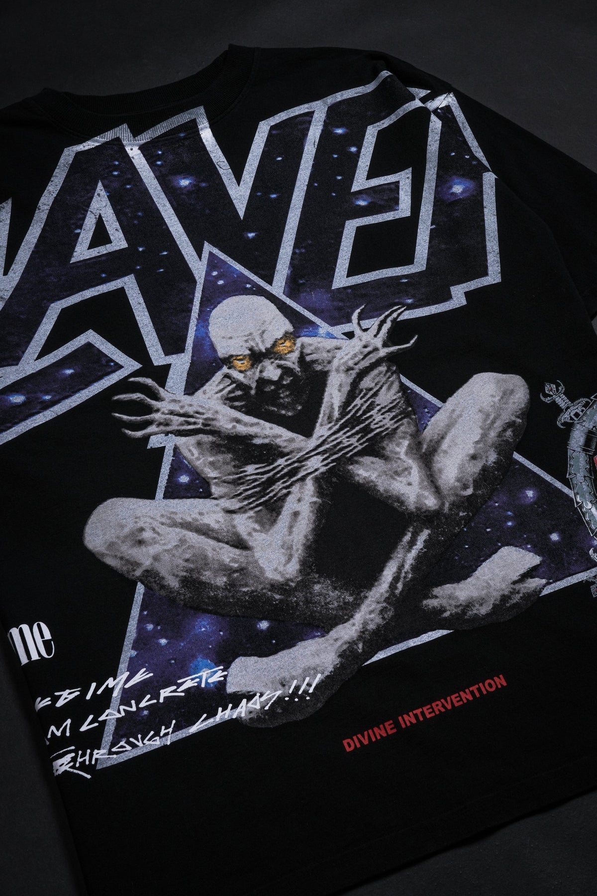 Divine Intervention SBS 199X Oversized Tee in Black
