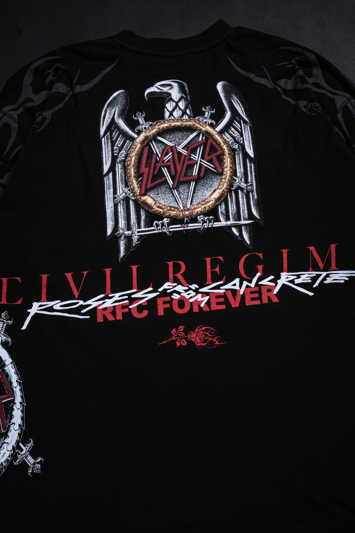Civil x Slayer Blood Reign American Classic Oversized Tee in Black