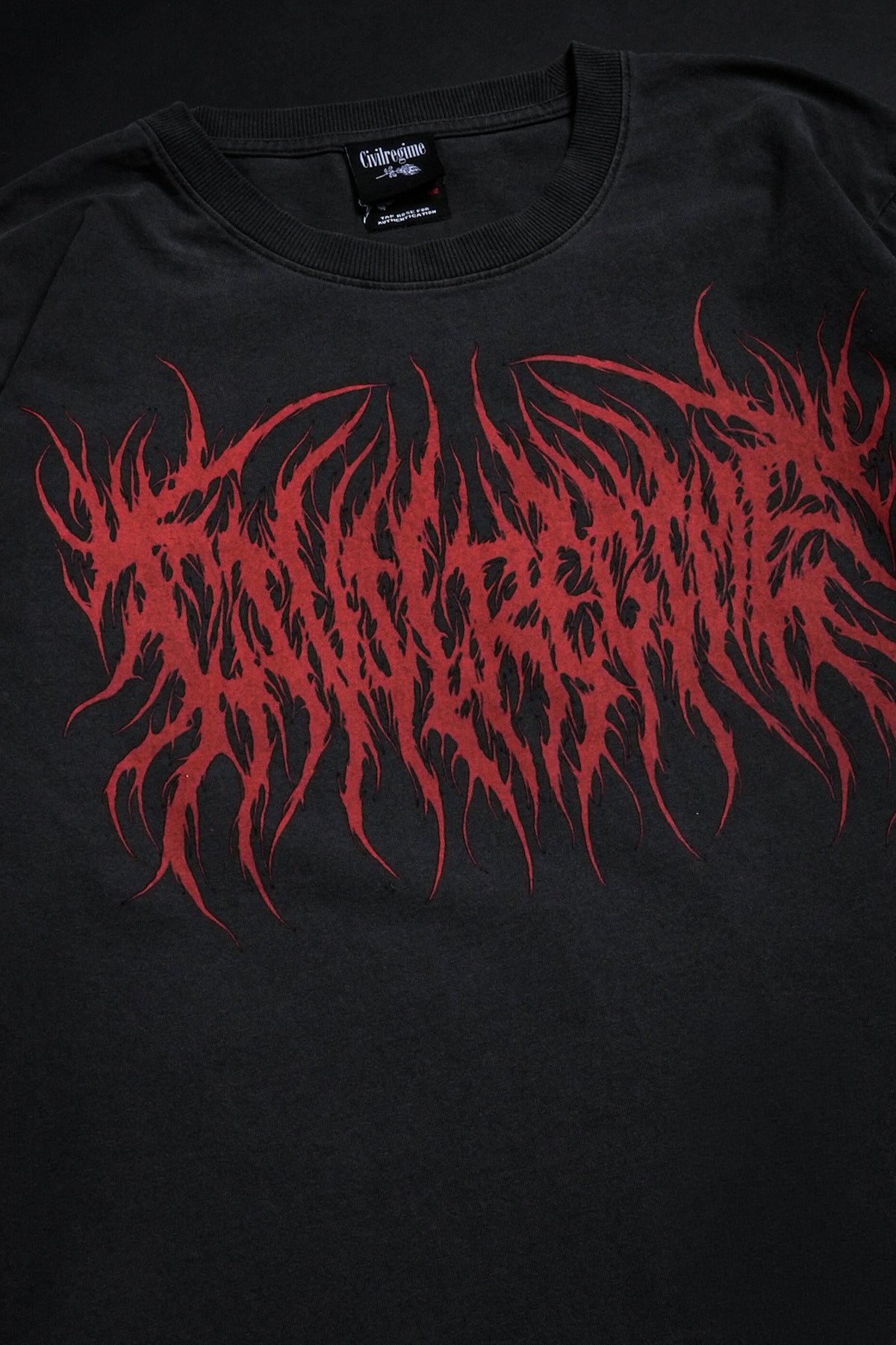 The Abyss Midnight L/S Tee in Vintage Ashes