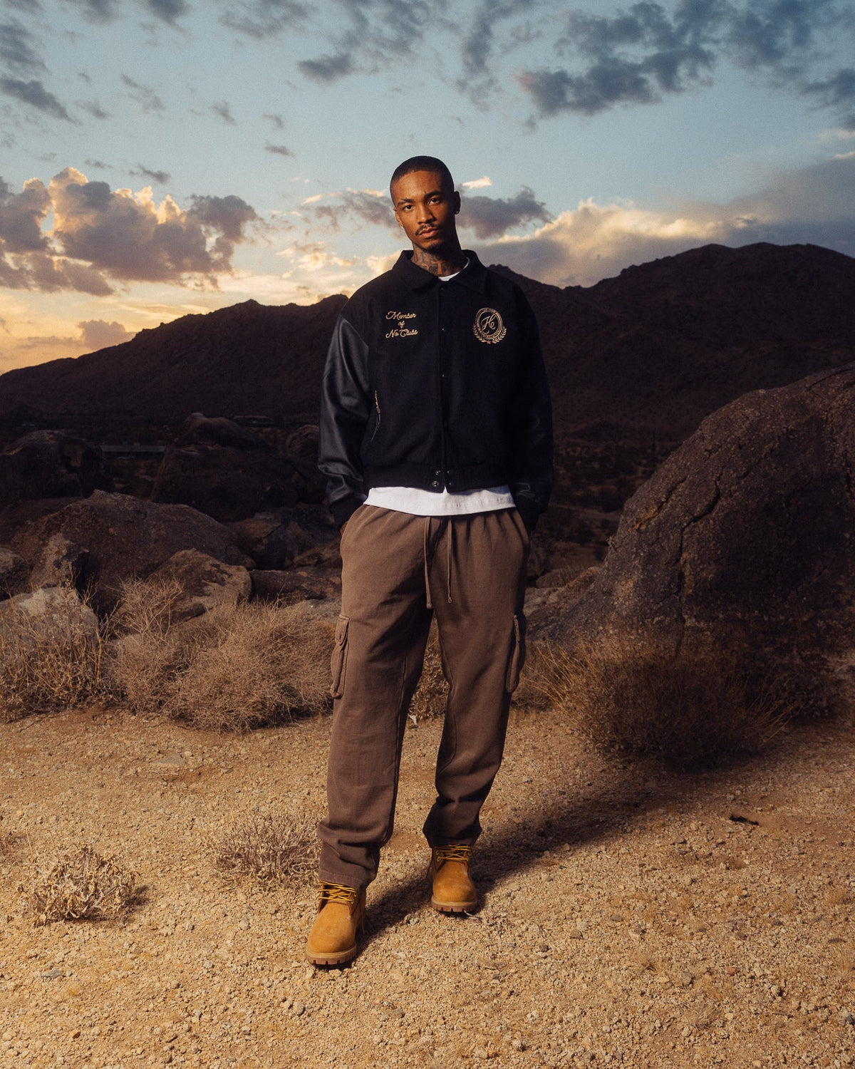 Baggy Cargo Sweatpants - Vintage Brown