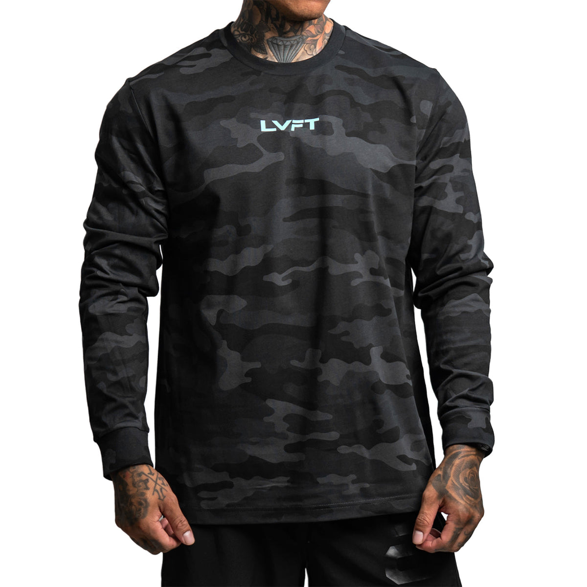Terrain Long Sleeve - Black Camo