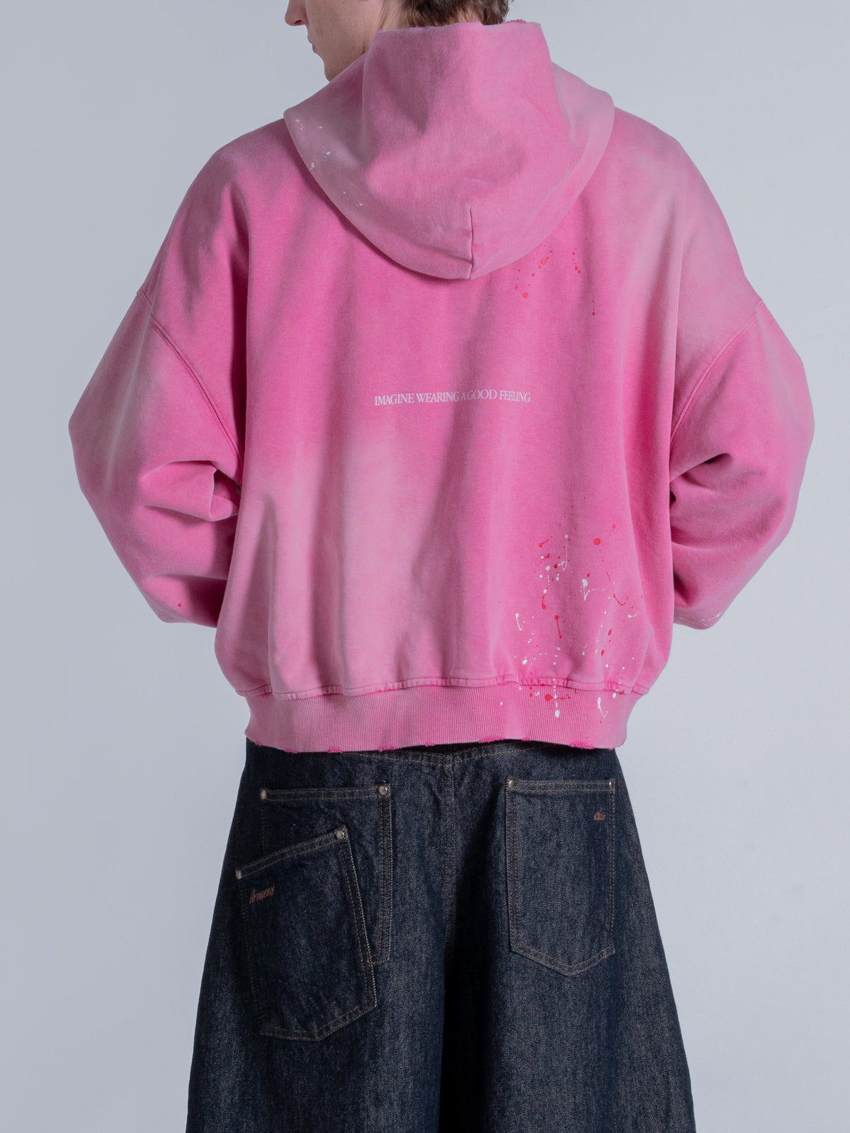 FOLLOW UR DRMS ZIP UP - VINTAGE PINK