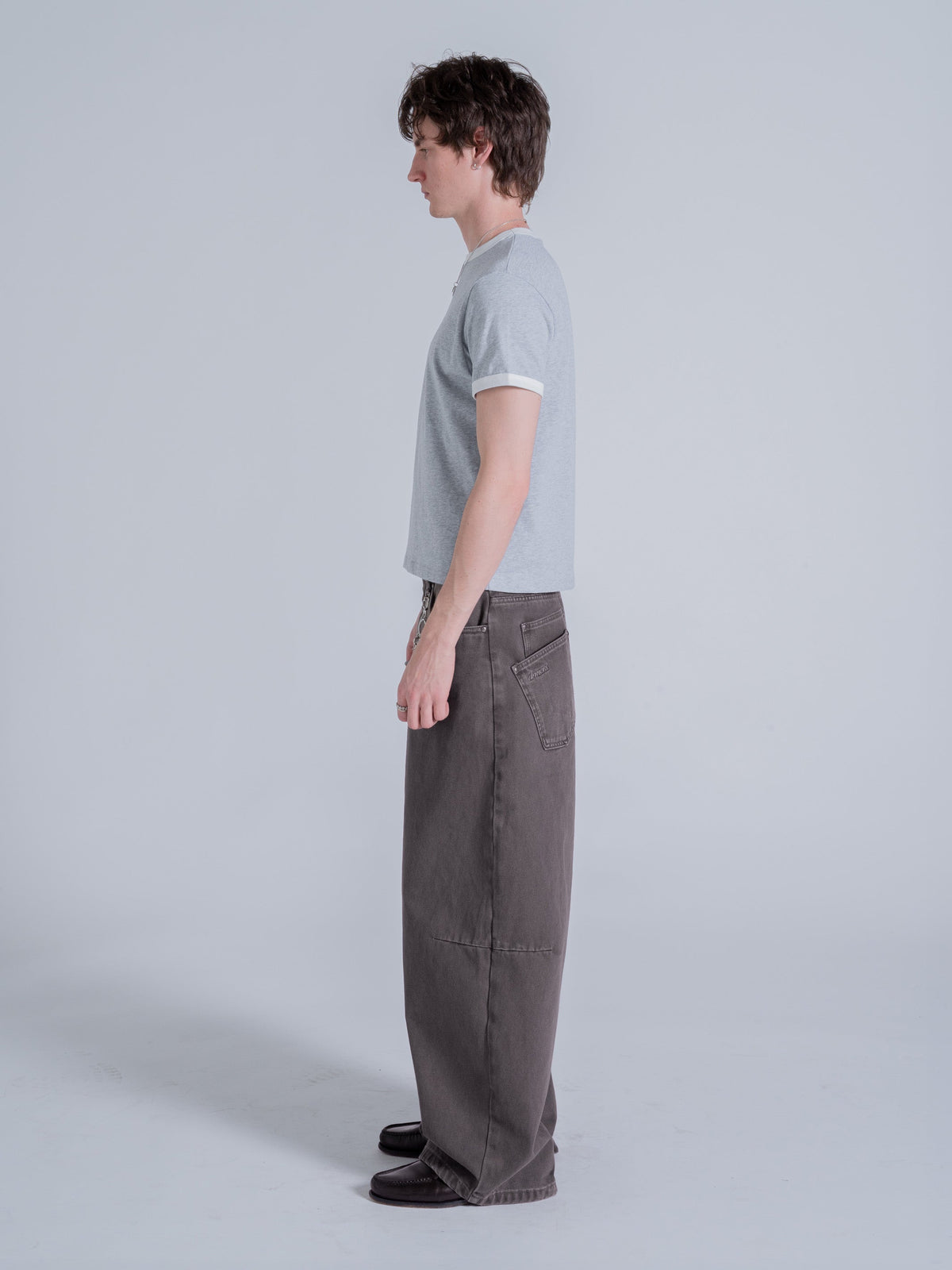 PRACTICE RINGER TEE - HEATHER GREY
