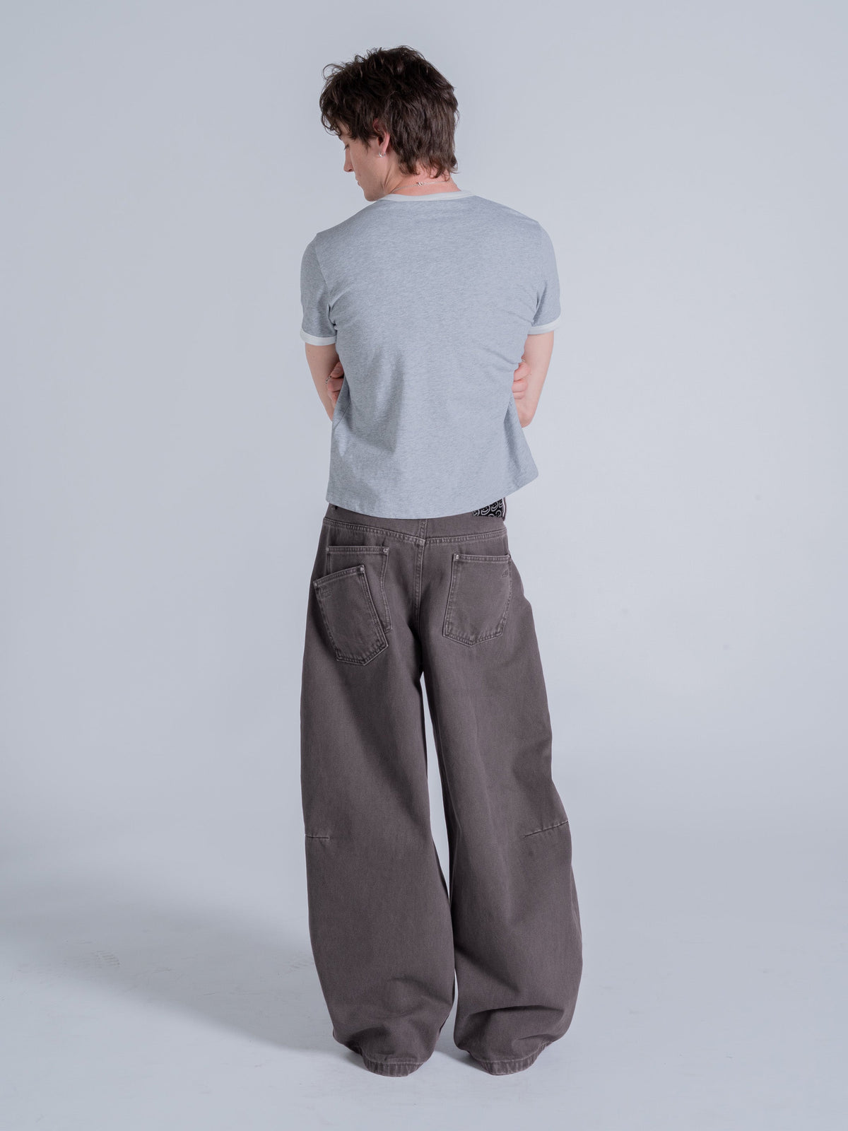 PRACTICE RINGER TEE - HEATHER GREY