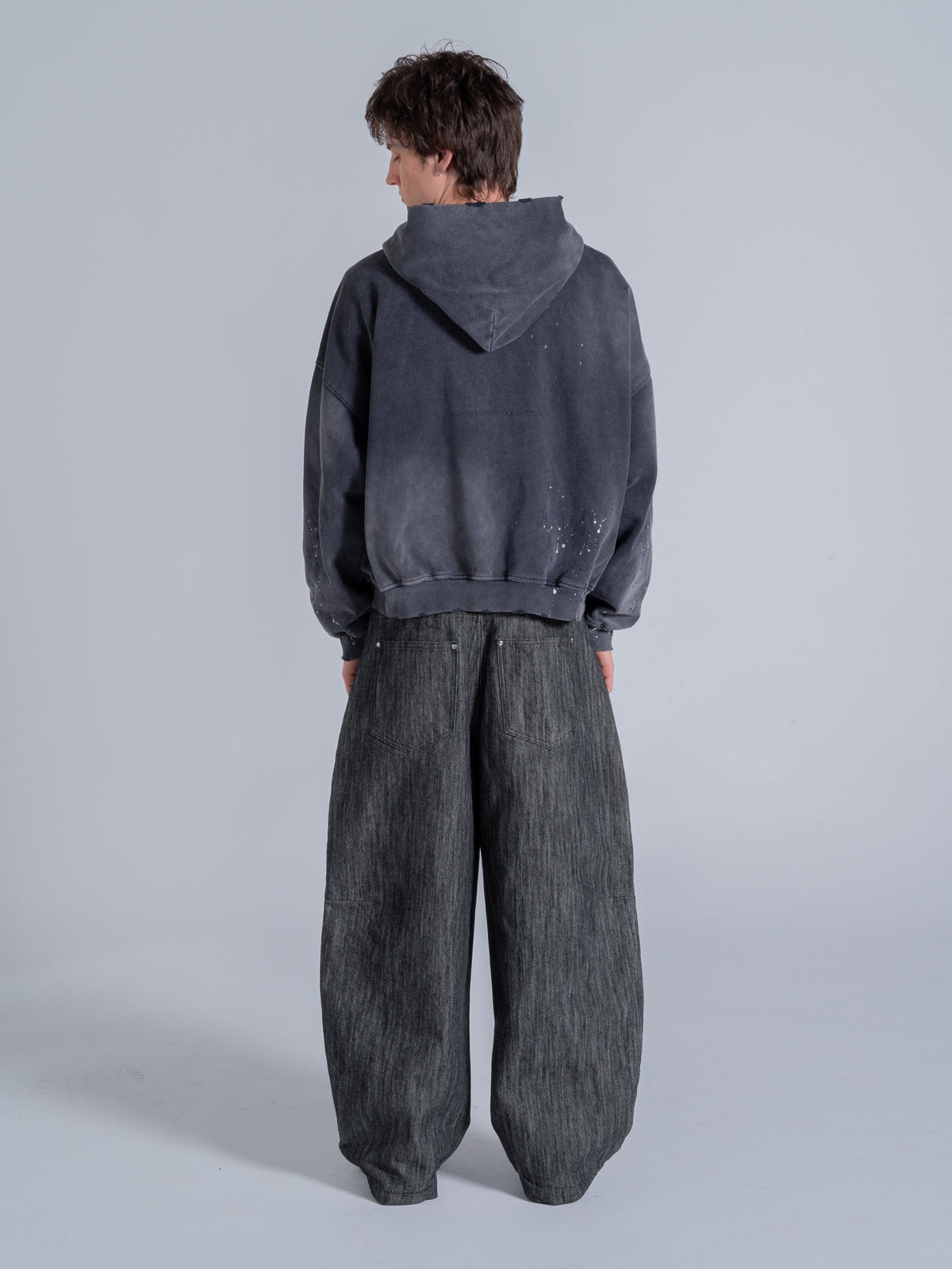 FOLLOW UR DRMS ZIP UP - CHARRED GREY