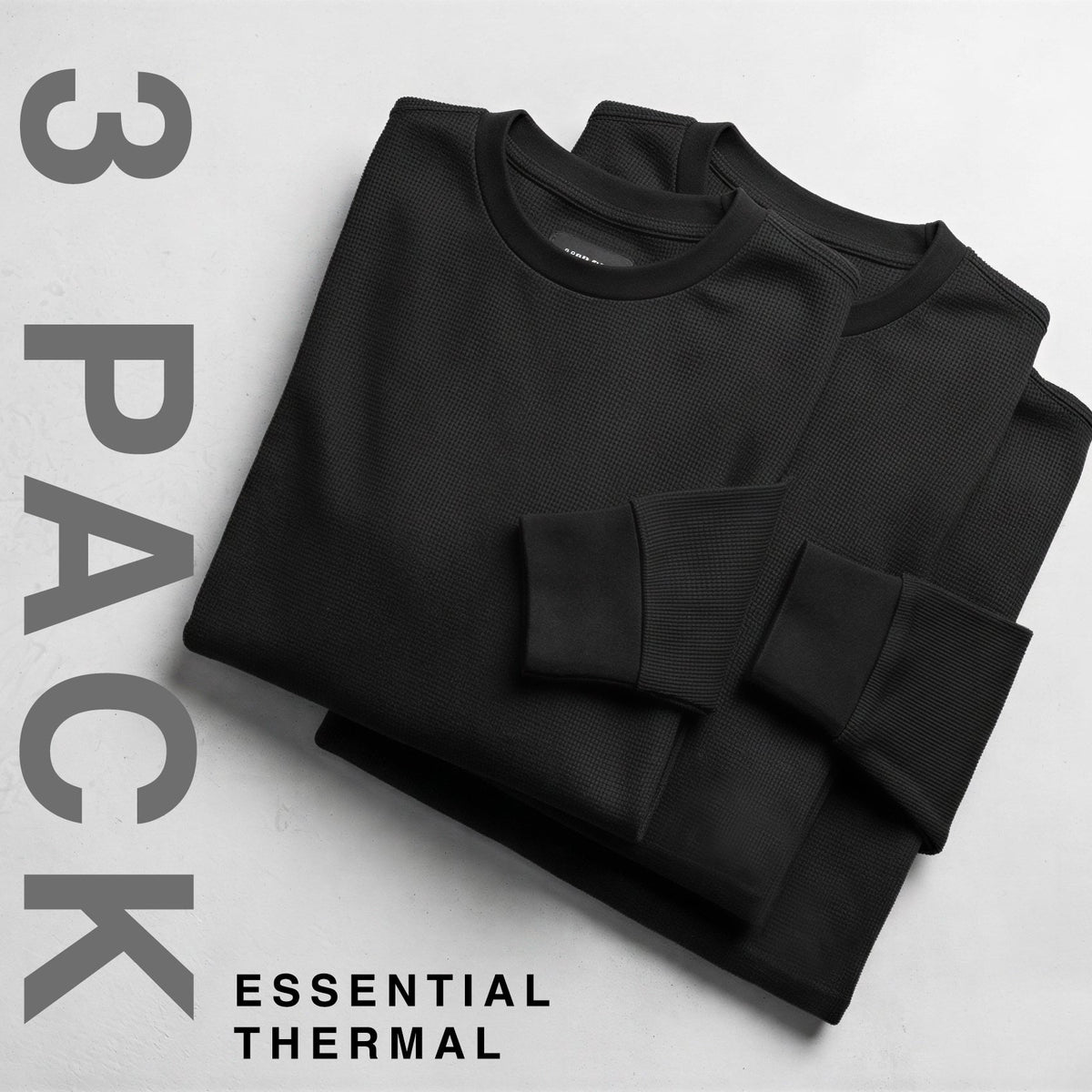 Essential Thermal 3-Pack – Black