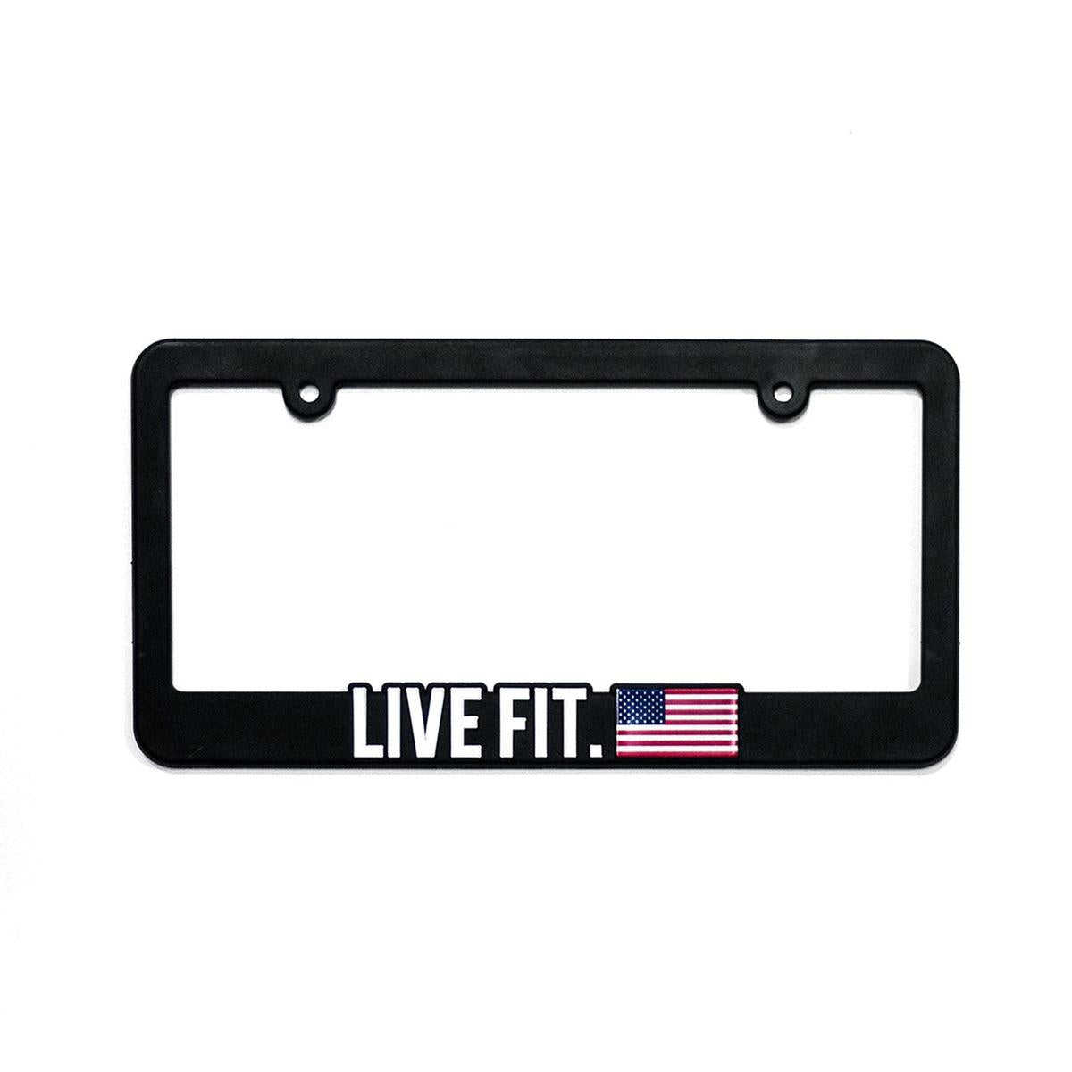 Live Fit. License Plate Frame