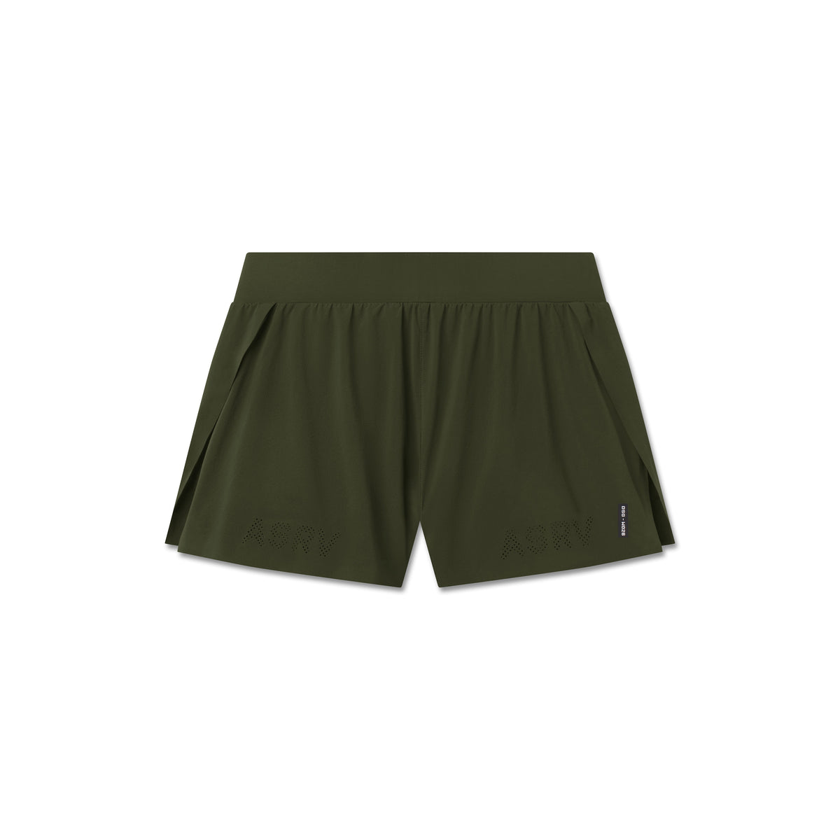 W026. Aerotex™ Side Split Run Short - Olive