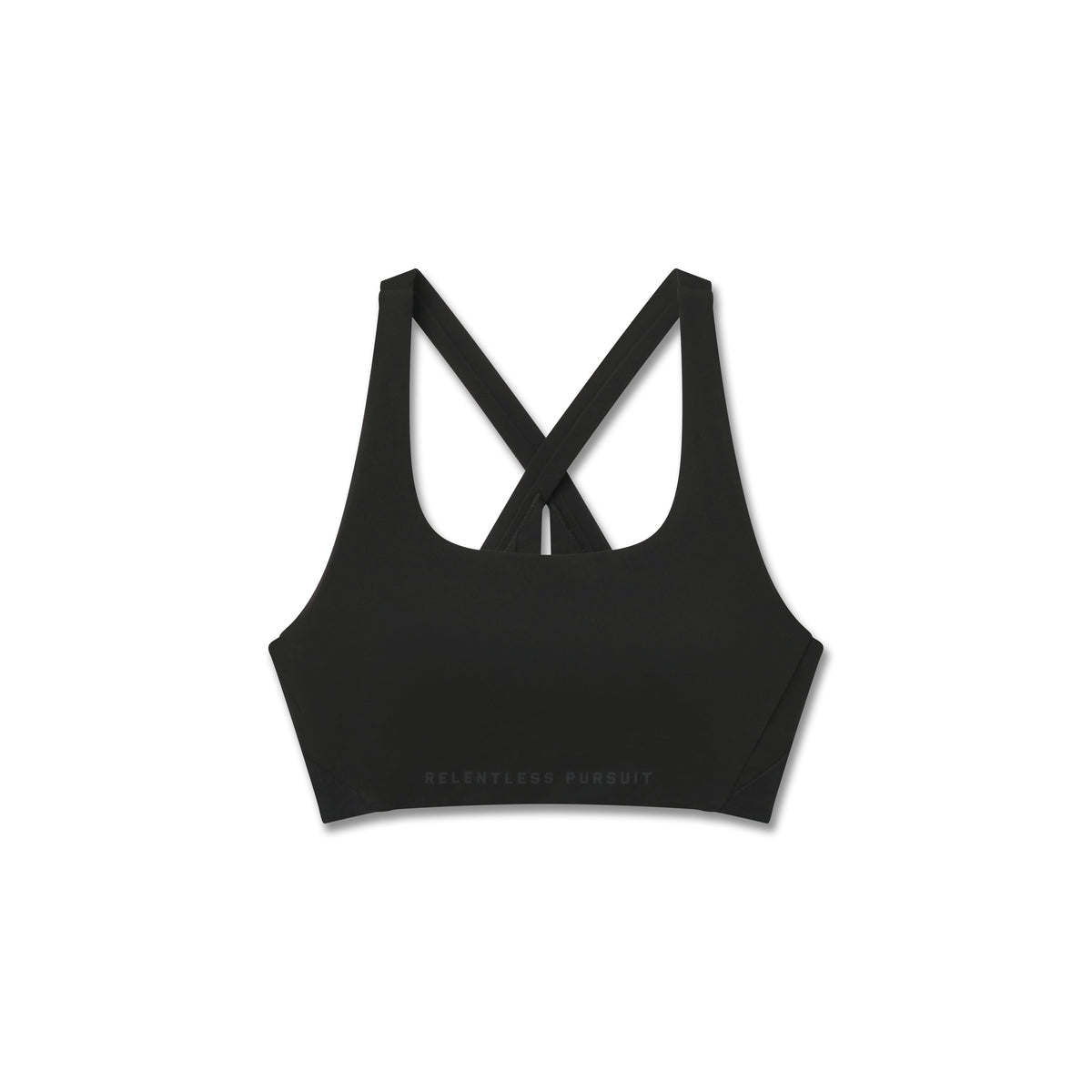 W039. LYCRA® Hybrid Sports Bra - Black