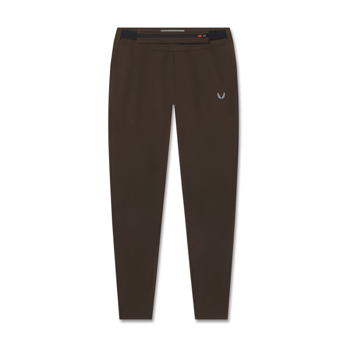 W059. Hybrid Belt-Pack Run Legging - Dark Earth