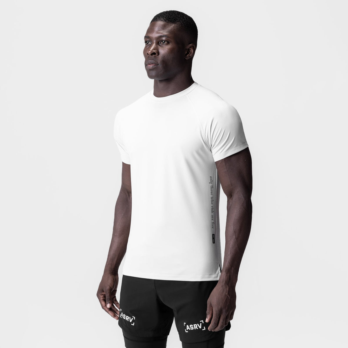 0839. 3D-Lite® 2.0 Lycra® Fitted Tee - White "OTWR"