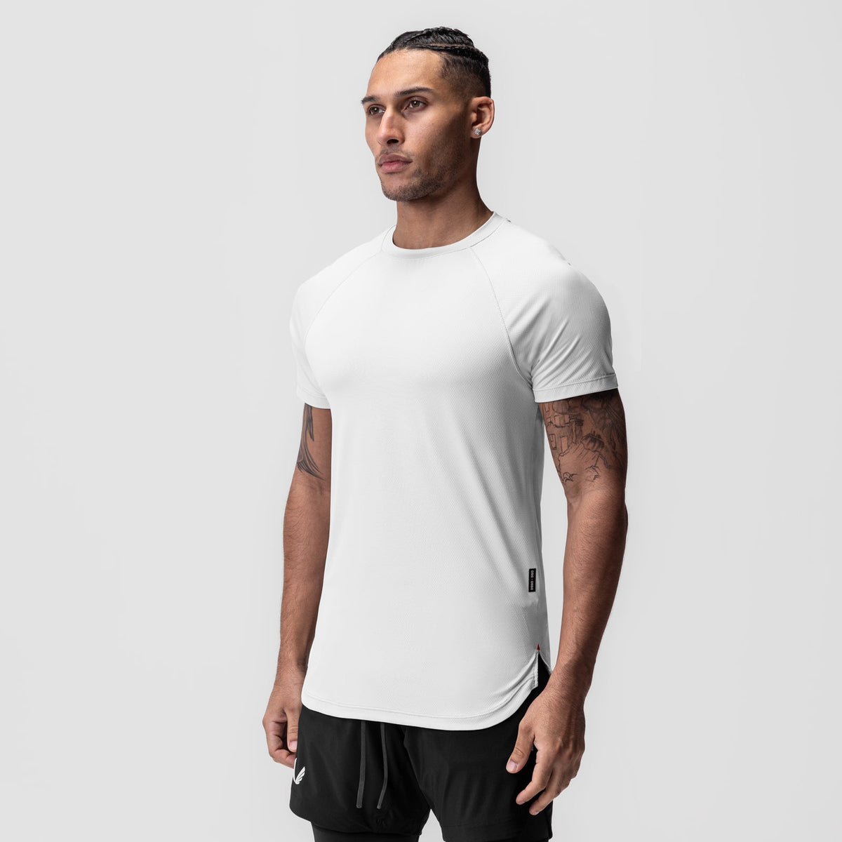 0660. AeroSilver® Established Tee - White