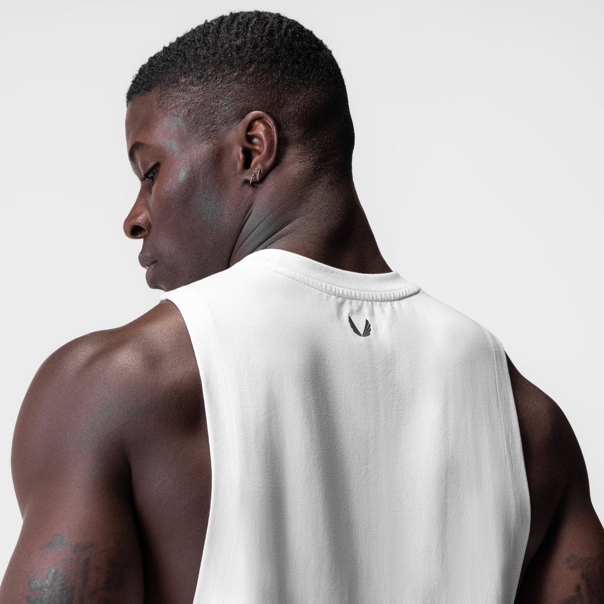 0926. Supima® Muscle Tank - White