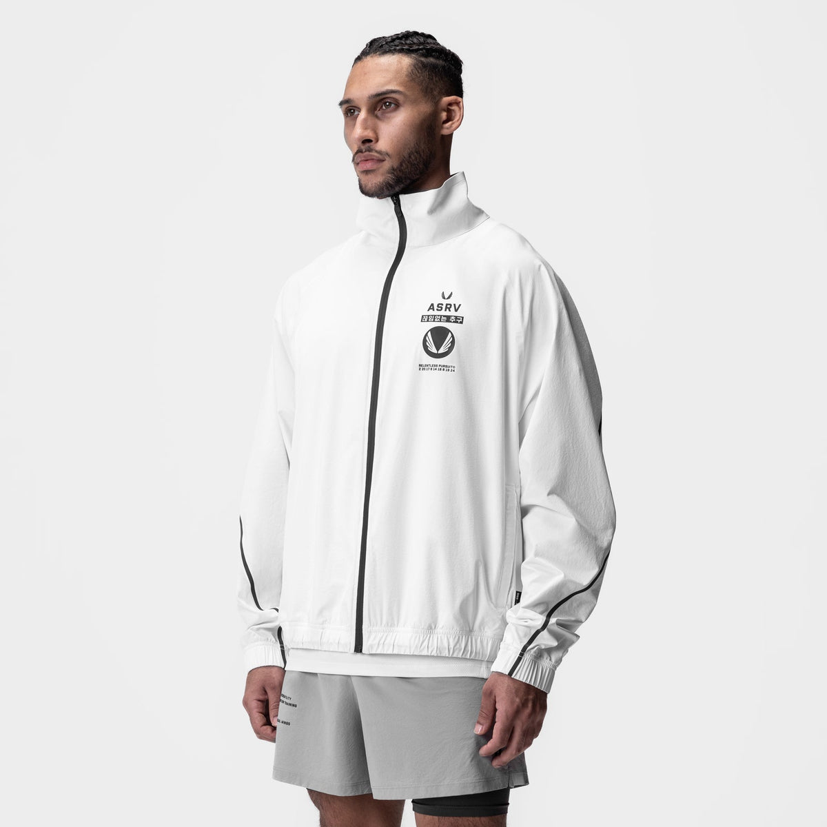 0950. Aerotex™ Track Jacket - White/Black