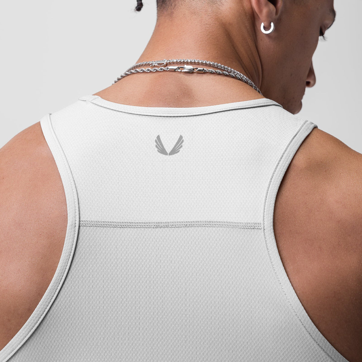 0754. AeroSilver® Training Singlet - White