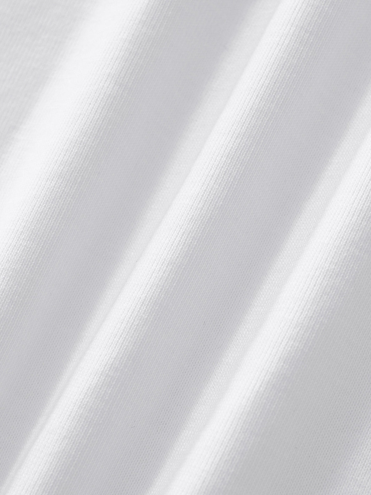 CROPPED-ISH BABY TEE - WHITE