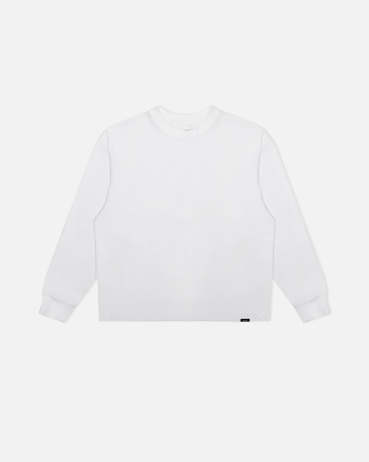 Cropped Long Sleeve - White