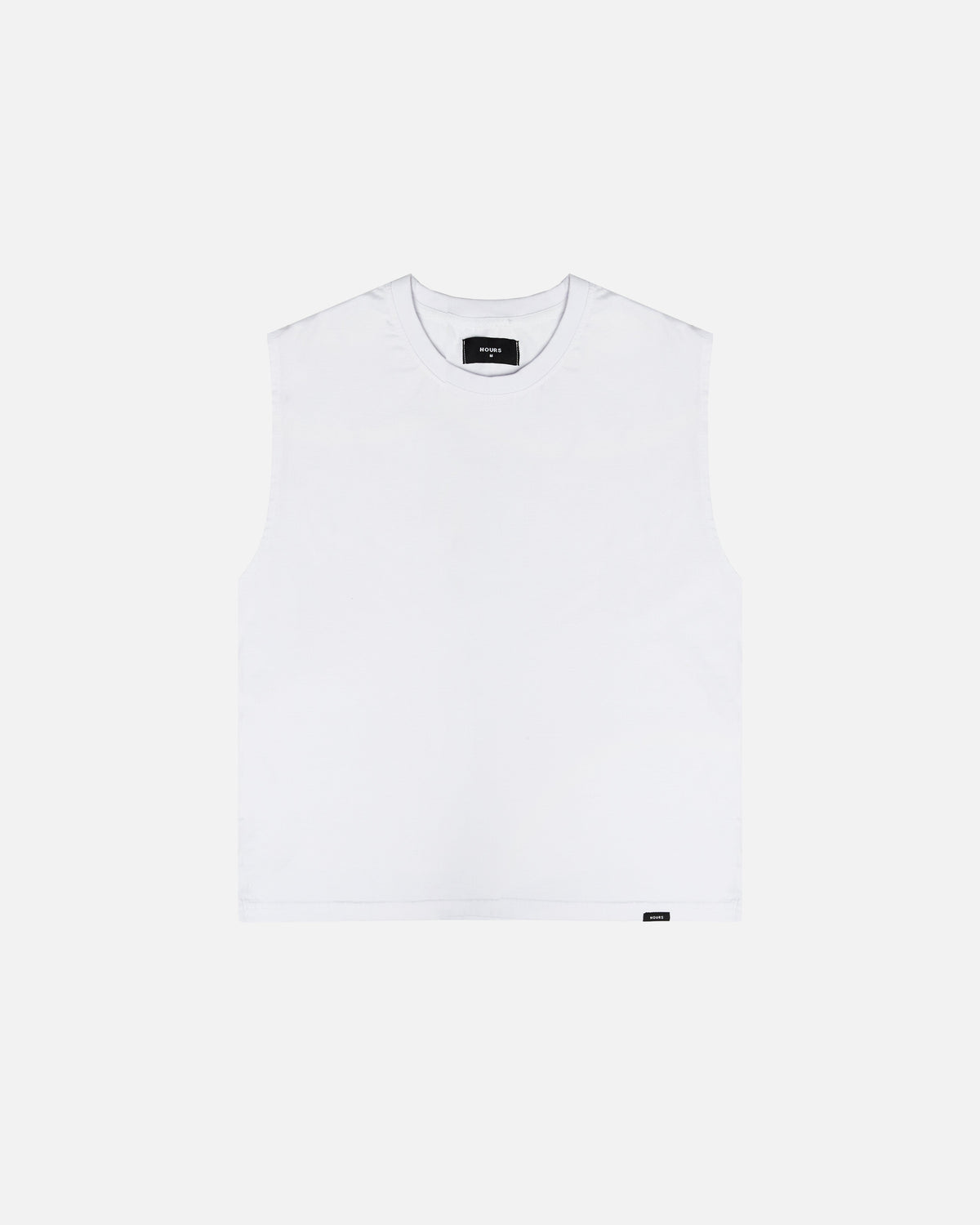 Cropped Tank Top - Washed White