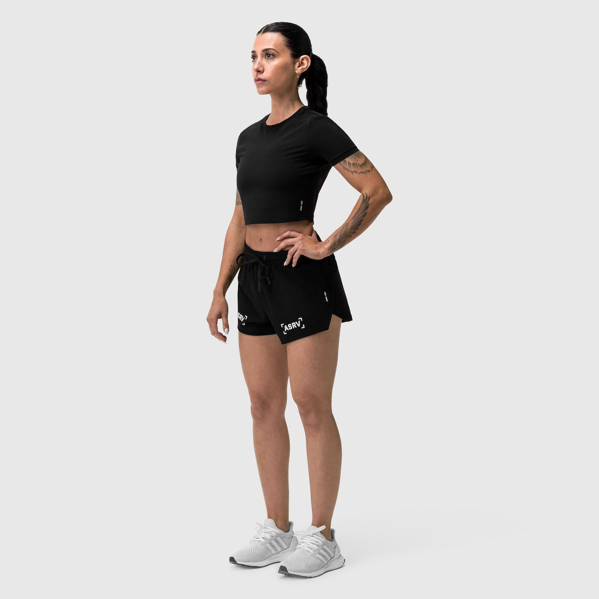 W037. Tetra-Lite® Linerless Short - Black "Bracket"
