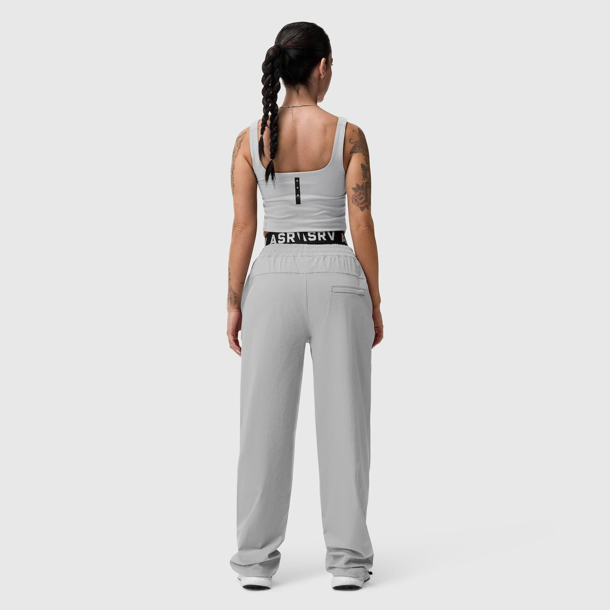 W036. Ripstop Relaxed Track Pant - Slate Grey