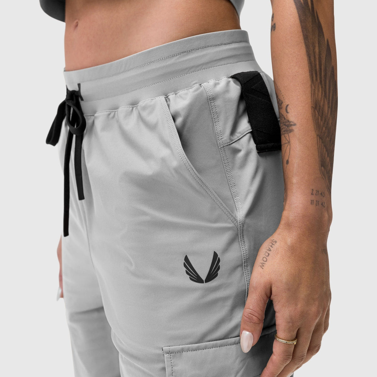 W032. Tetra-Lite® Cargo High Rib Jogger - Slate Grey