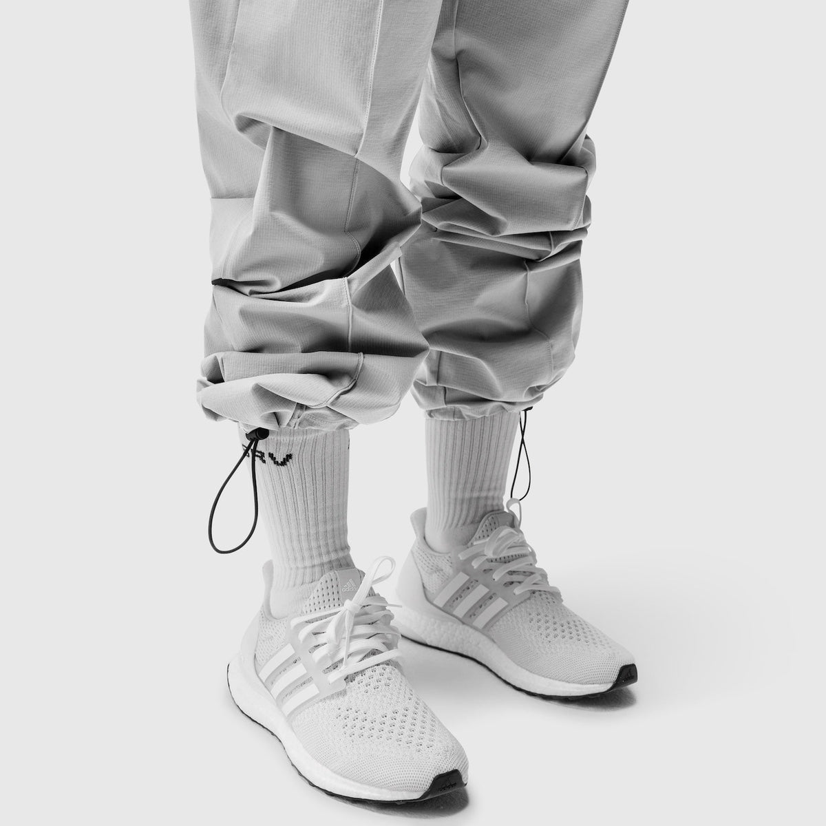 W036. Ripstop Relaxed Track Pant - Slate Grey