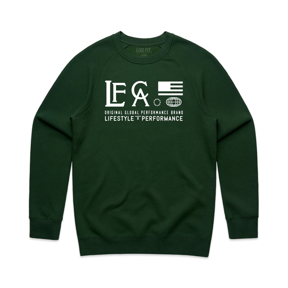 Worldwide Trademark Crewneck - Forest Green