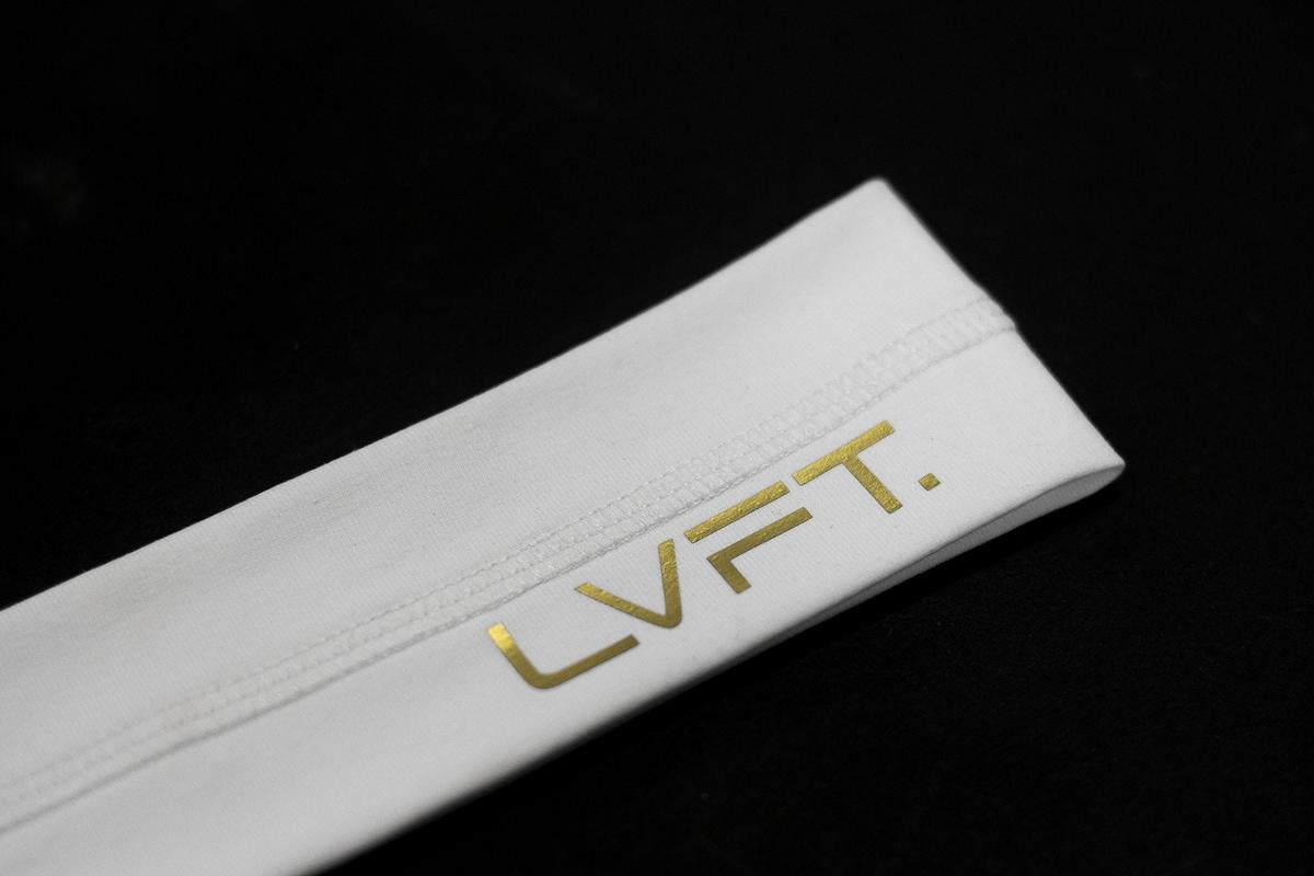 Gold Edition Headband - White