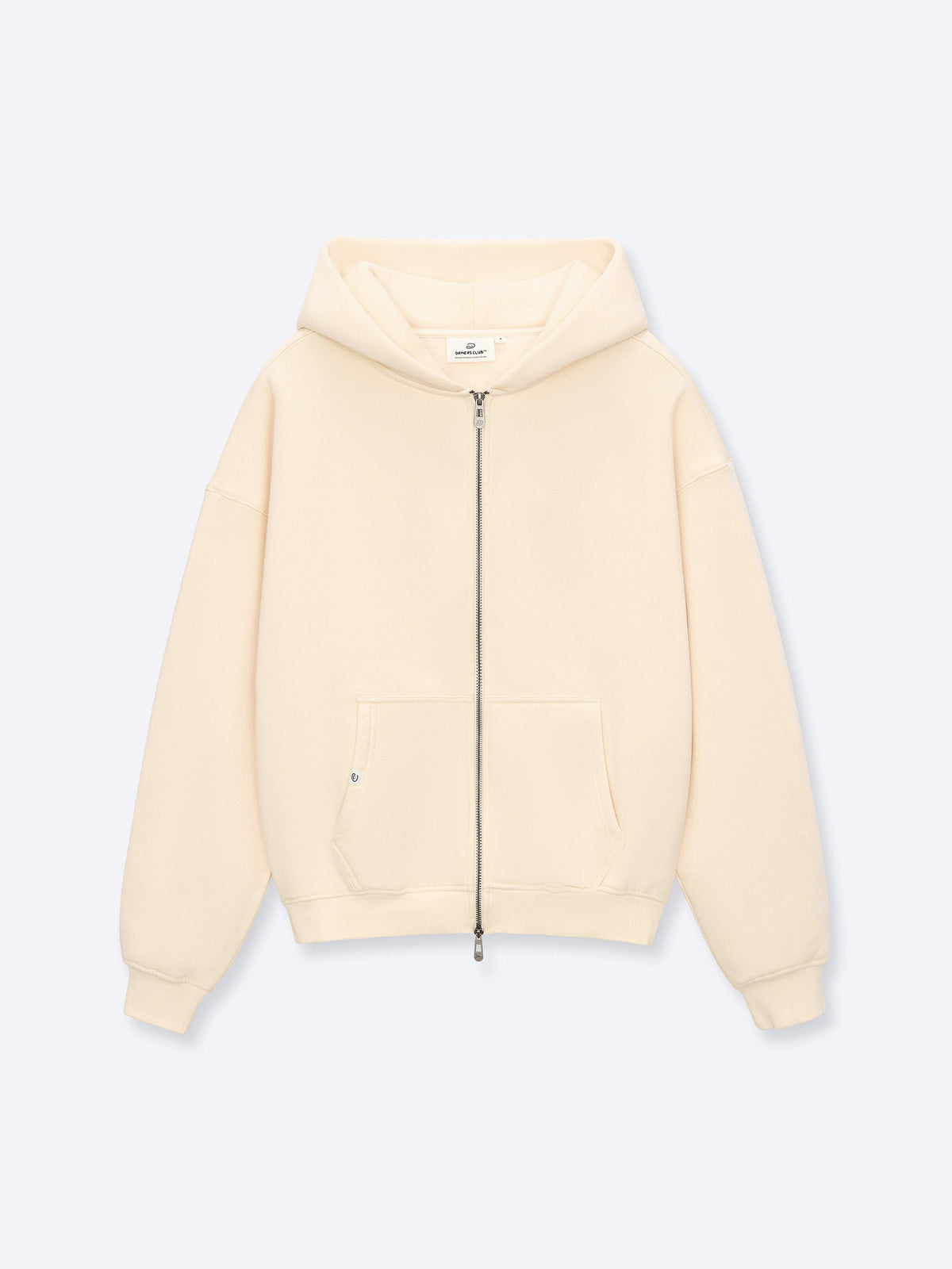 SIGNATURE BASIC ZIP UP - CREAM