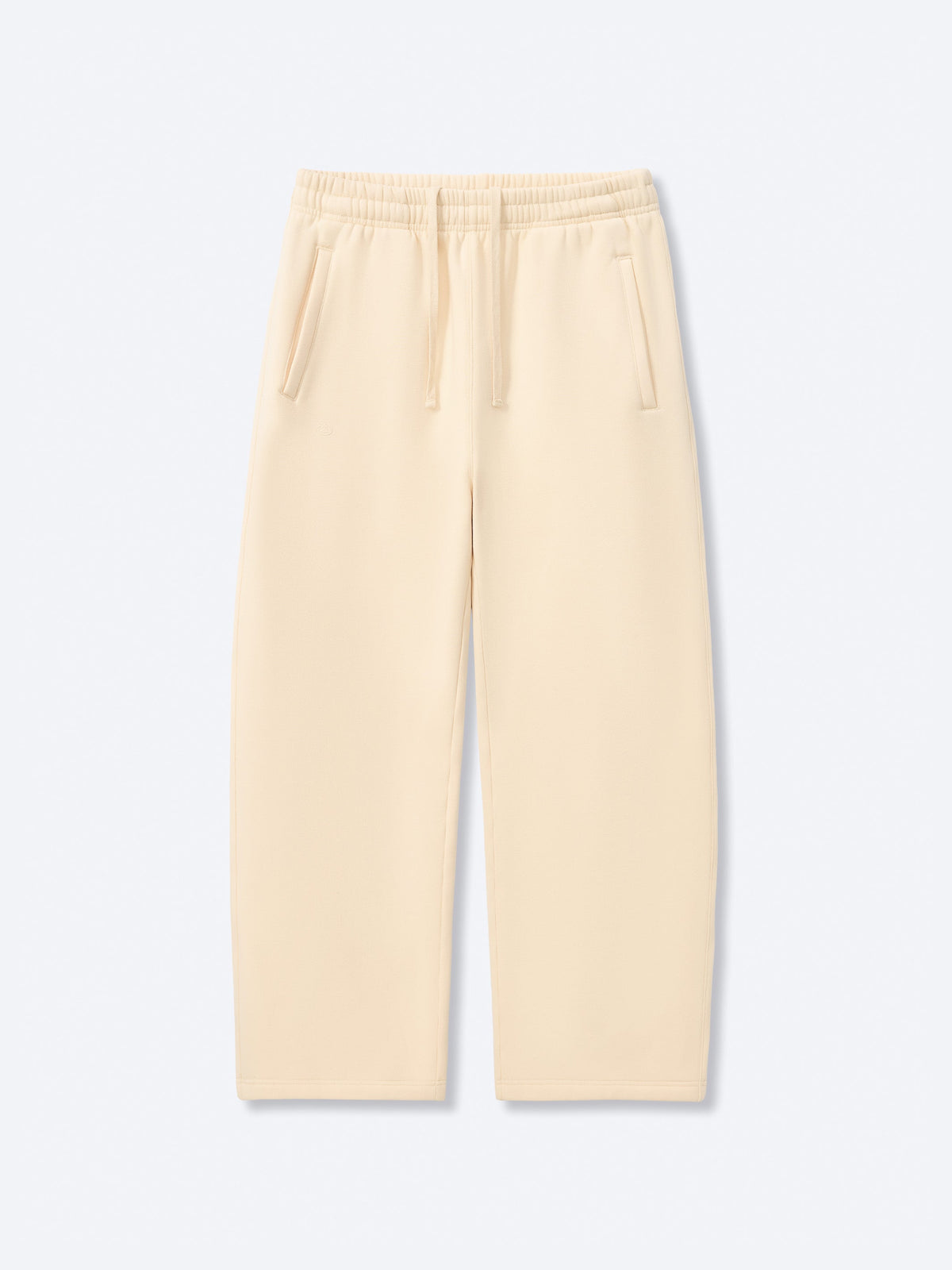 SIGNATURE BAGGY SWEATPANTS - CREAM