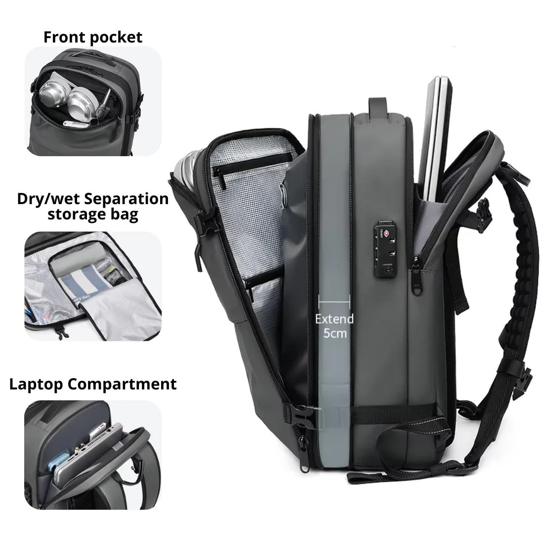 AlphaClothing® Travel Backpack