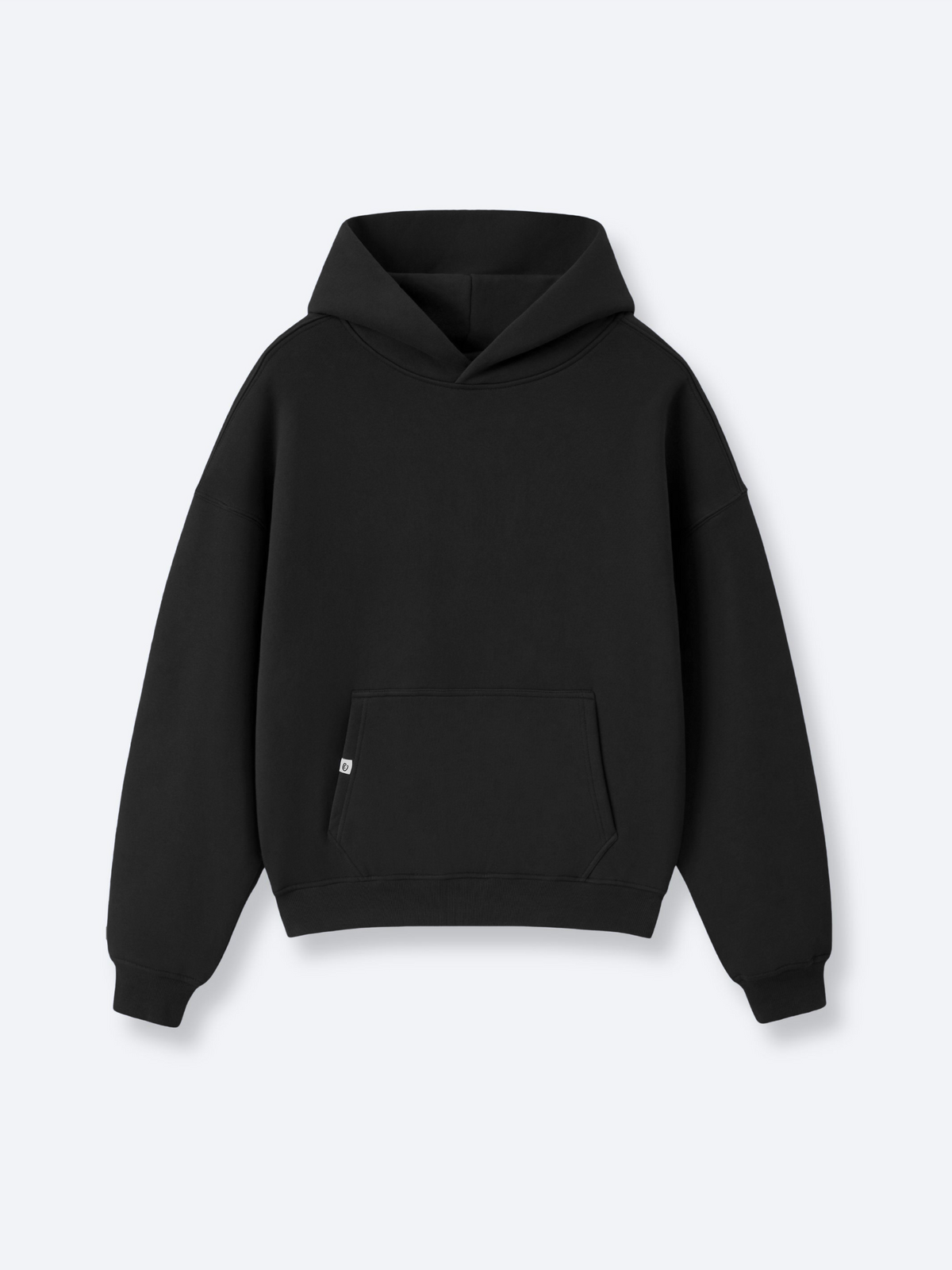 SIGNATURE BASIC HOODIE - BLACK