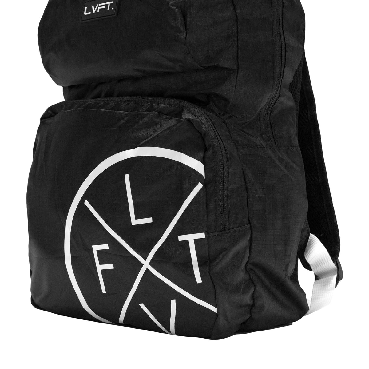LVFT. Packable Backpack - Black/White