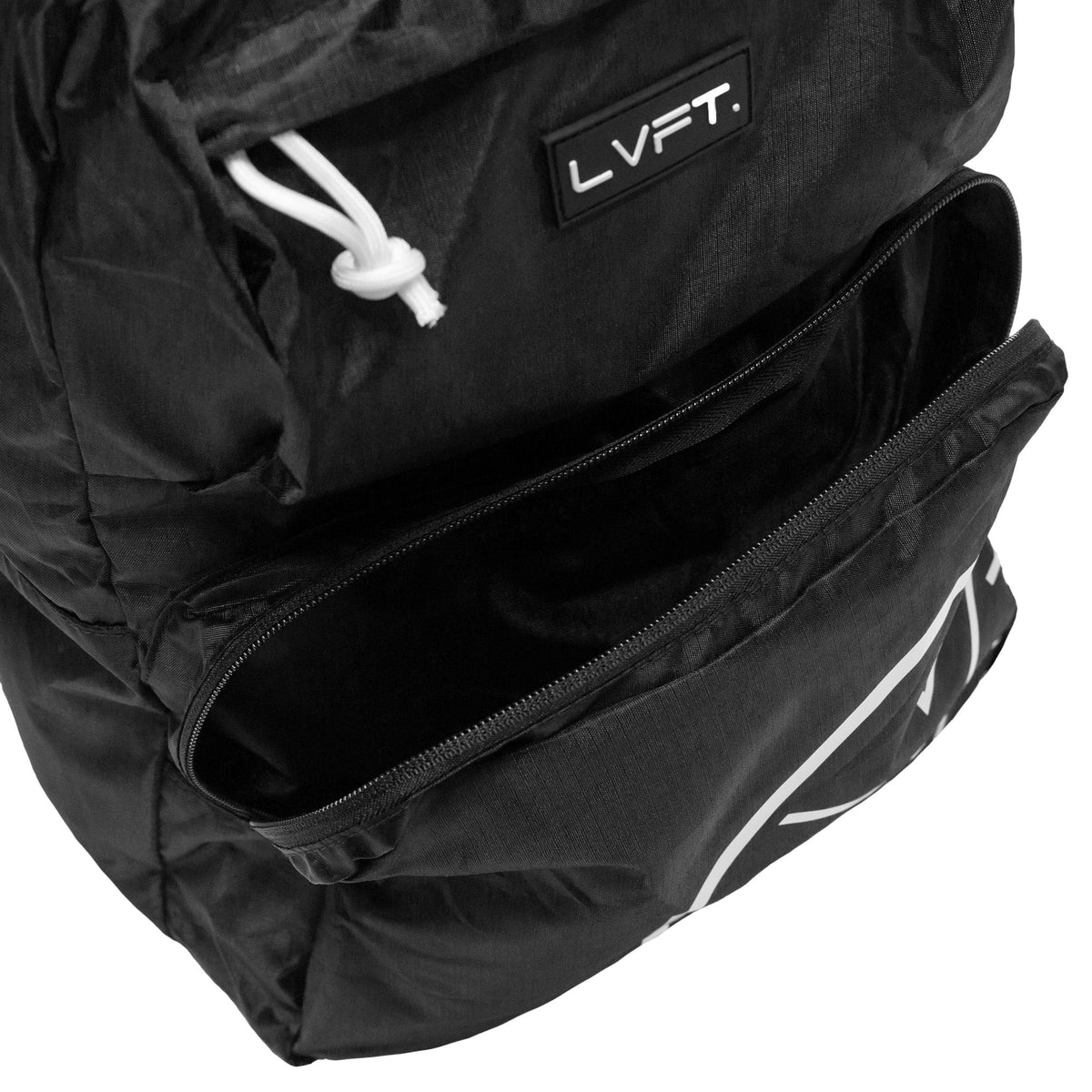 LVFT. Packable Backpack - Black/White
