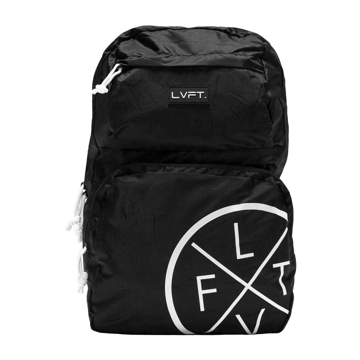 LVFT. Packable Backpack - Black/White