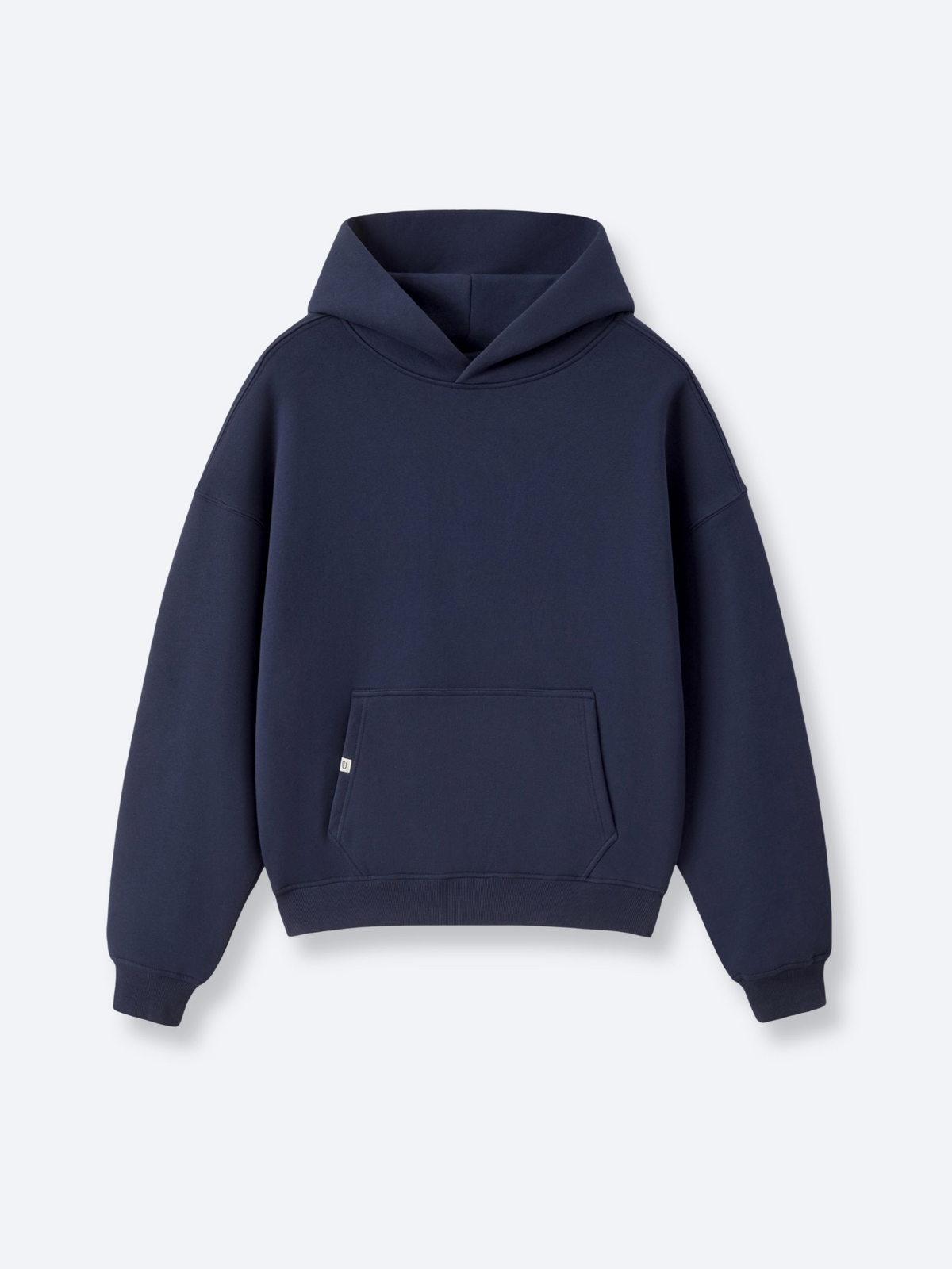 SIGNATURE BASIC HOODIE - FADED NAVY