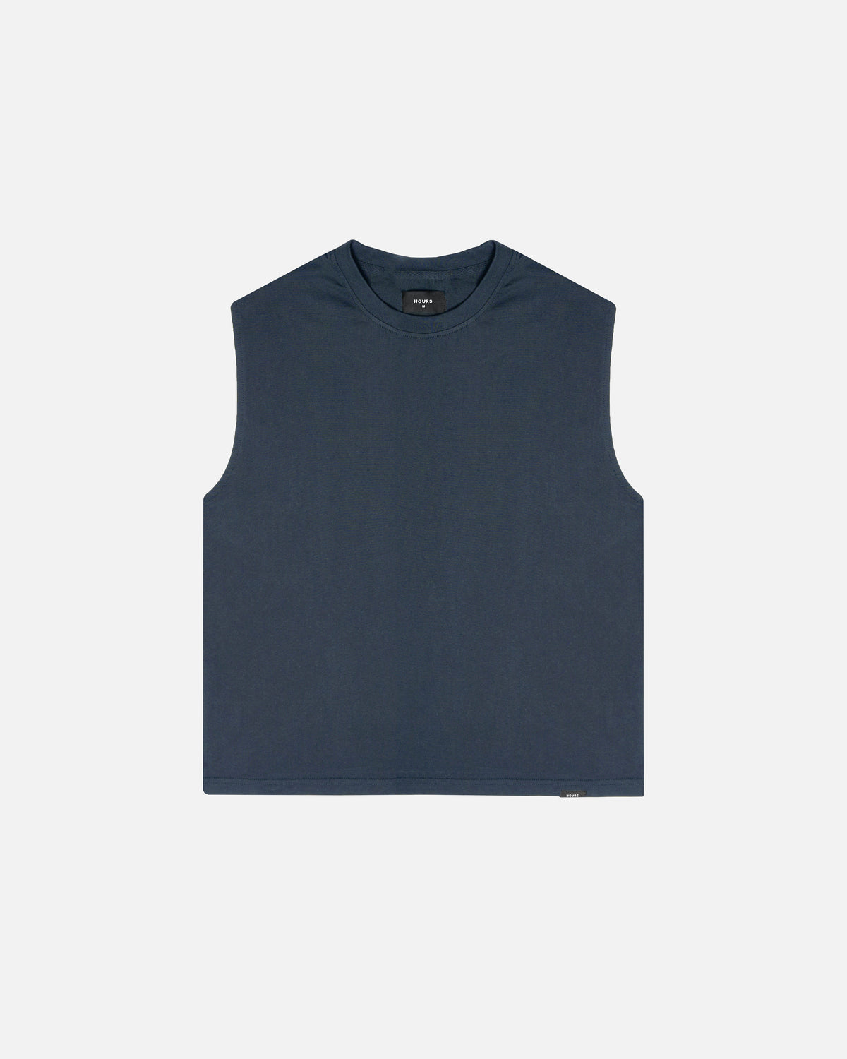 Cropped Tank Top - Washed Navy