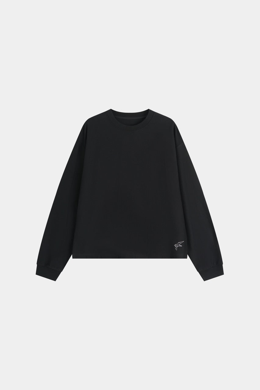 Cotton Sweatshirt Black