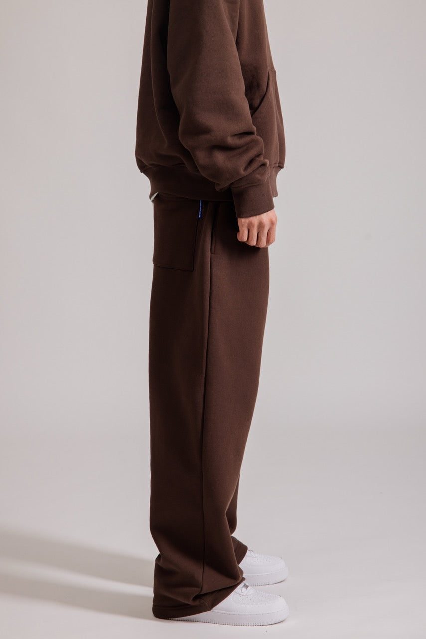 Baggy Sweatpants - COFFEE