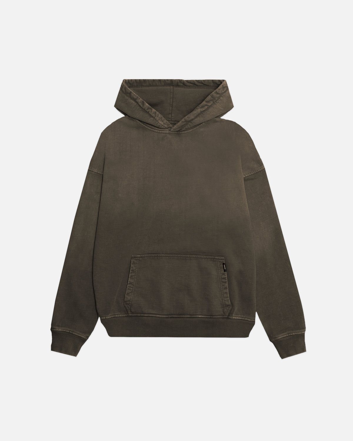 Drop Shoulder Hoodie - Sunfaded Espresso